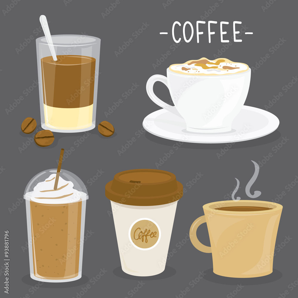 Coffee Cup Cartoon Vector Coffee Cup Cartoon Vector