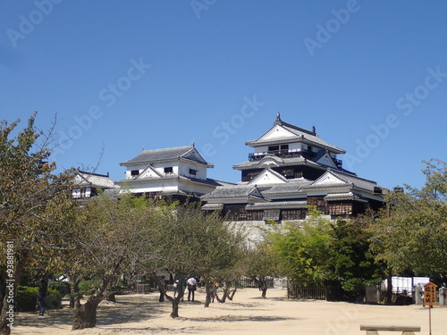 昼の松山城