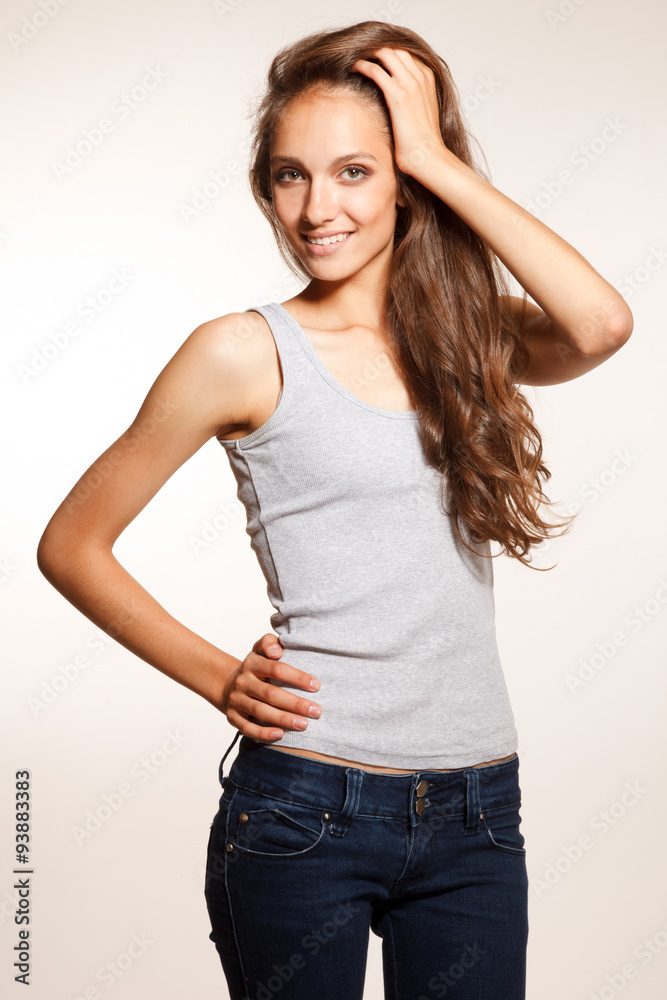 Young natural beauty Young natural beauty