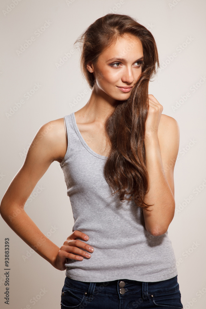 Young natural beauty Young natural beauty