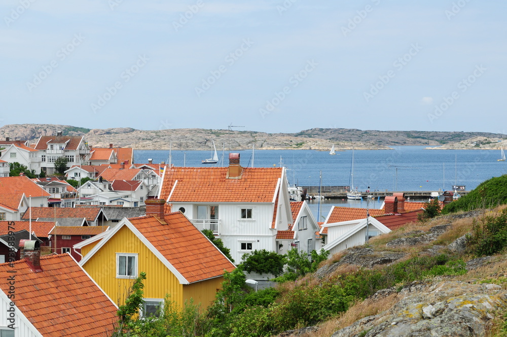 Obraz premium Kustsamhälle