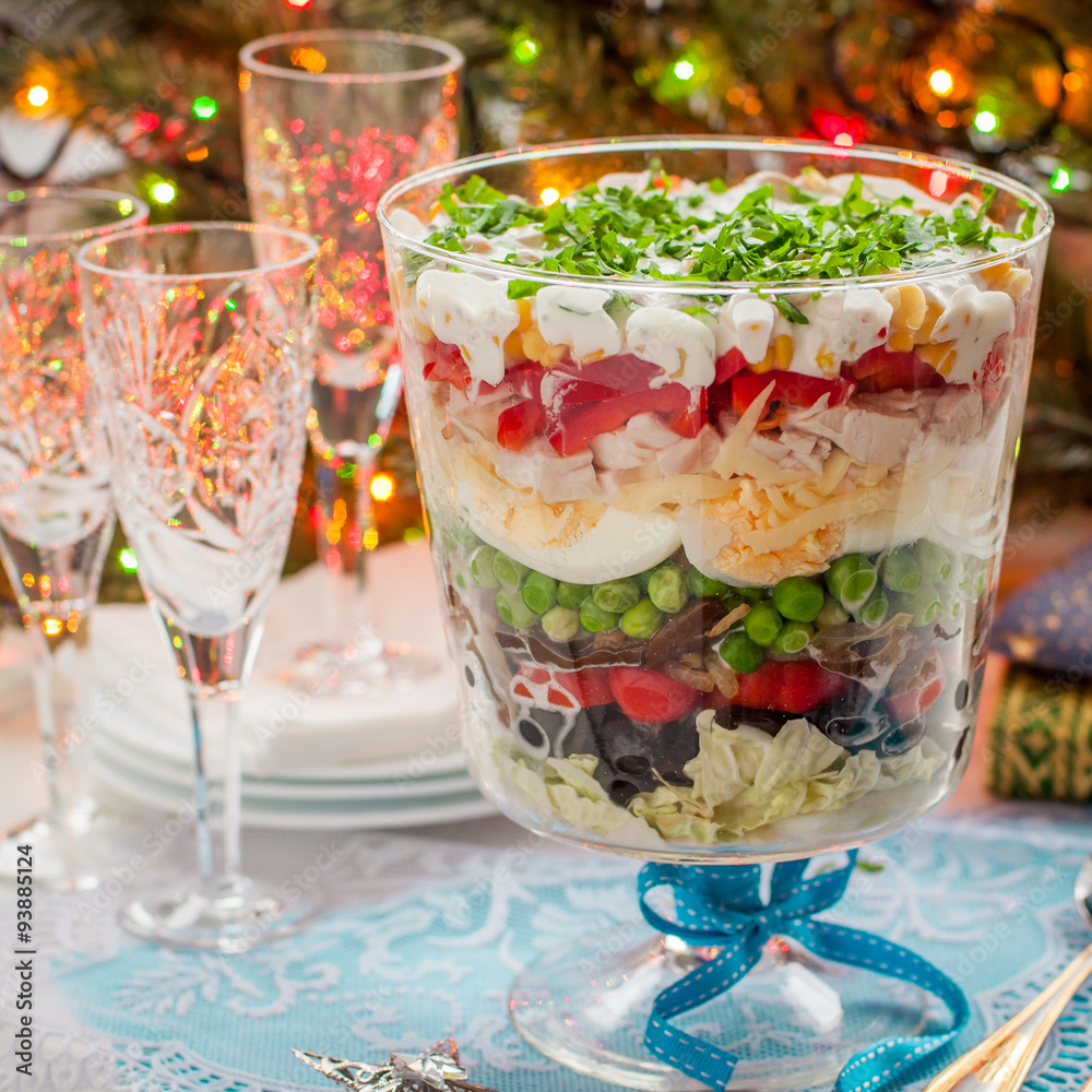 Christmas Layered Salad Christmas Layered Salad