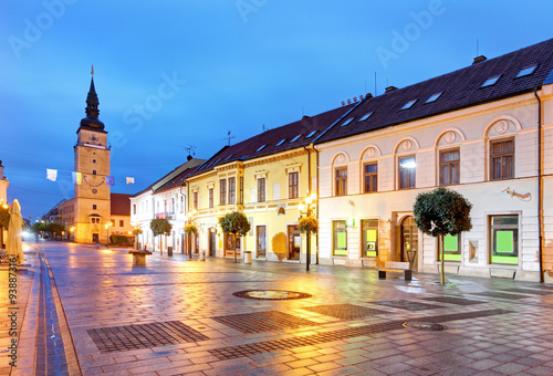 Фотография Trnava street with tower, Slovakia