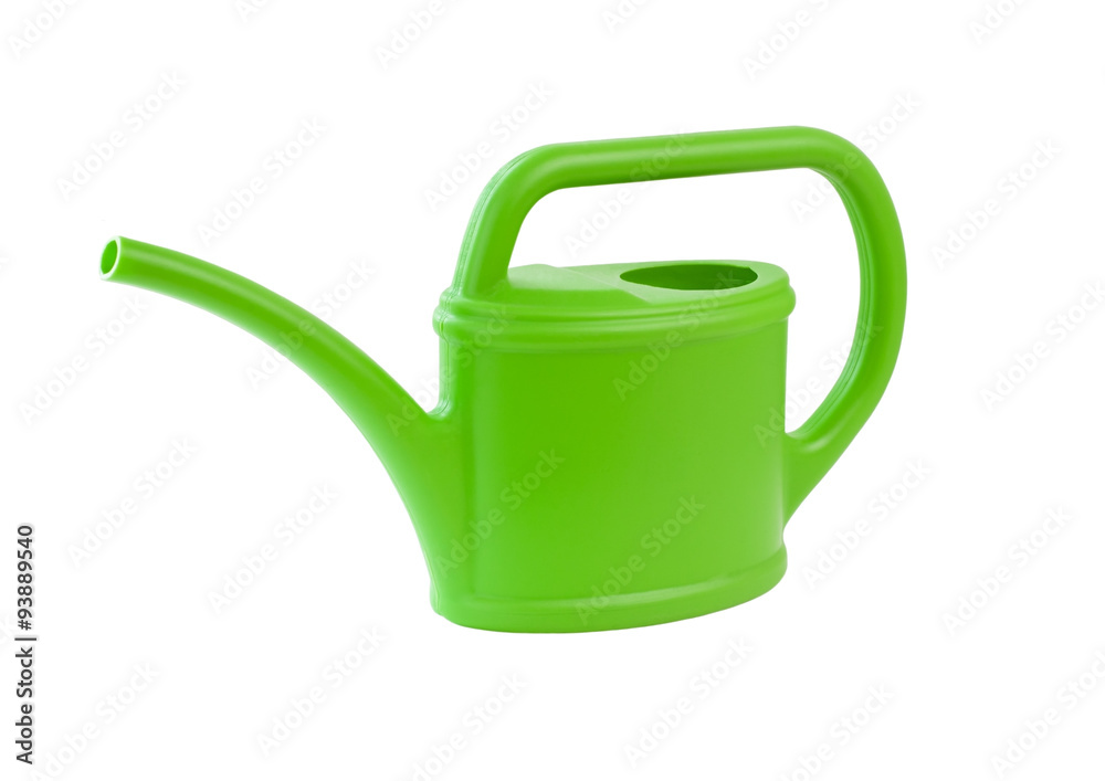 Watering can isolated on white Watering can isolated on white
