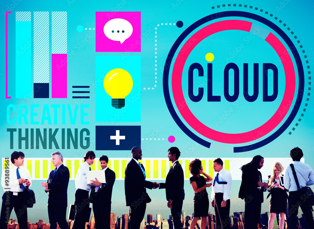 Cloud Cloud Computing Cloud Networking Data Storage Concept