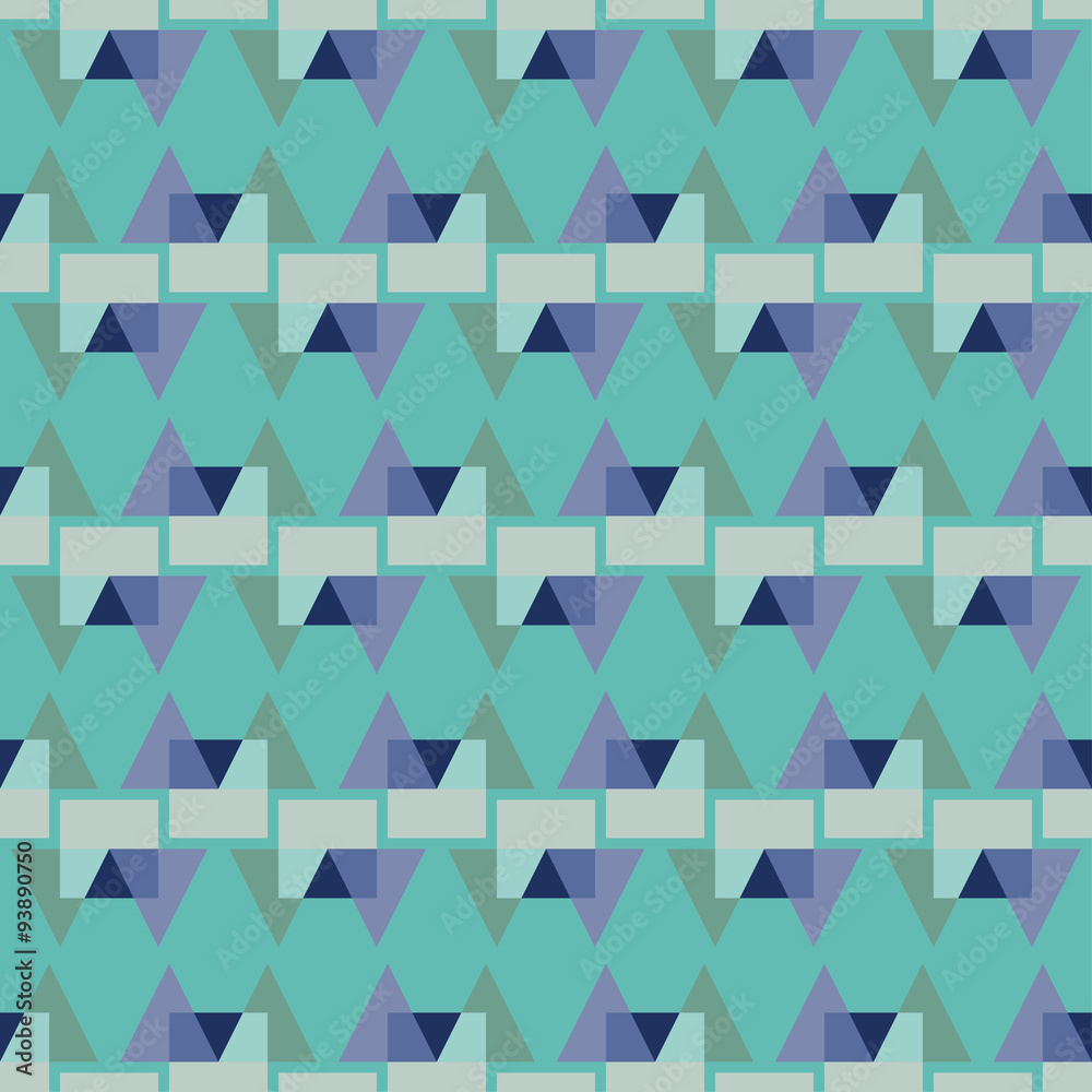 Seamless decorative vector background with geometric shapes Seamless decorative vector background with geometric shapes
