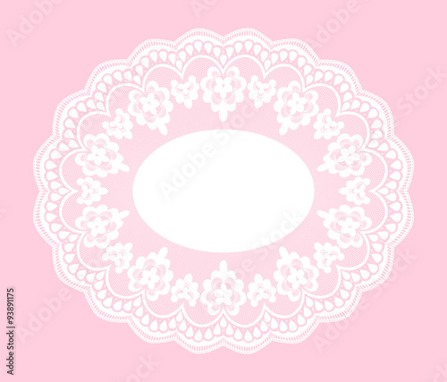 White ace doily