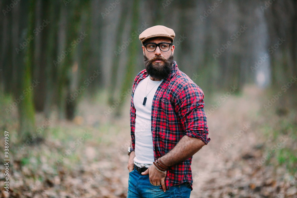bearded man bearded man