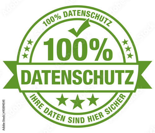Datenschutz - Ihre Daten sind hier sicher - 100% Datenschutz