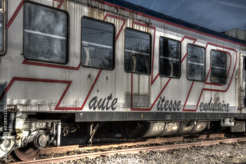 abandonned fast train