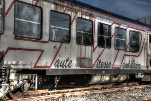 abandonned fast train