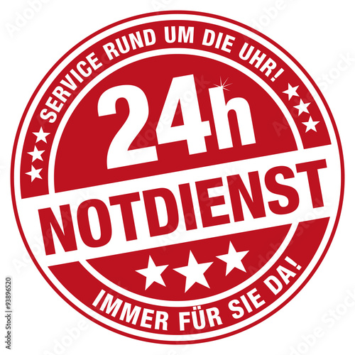 24h Notdienst - Service rund um die Uhr! Immer für Sie da!