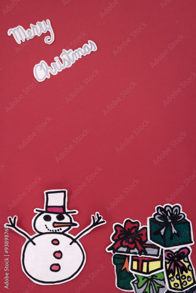 Obraz premium Xmas decorations greeting