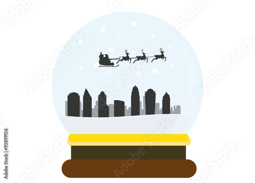 charlotte city at Christmas Snowball