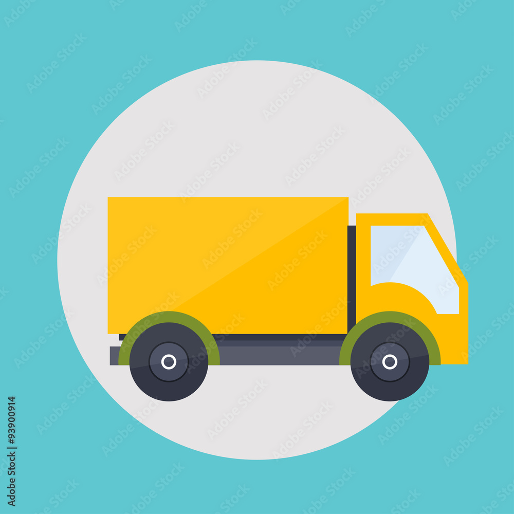 Warehouse icons logistic blank and transportation, storage vecto