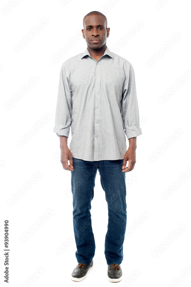 Man in casuals isolated on white Man in casuals isolated on white