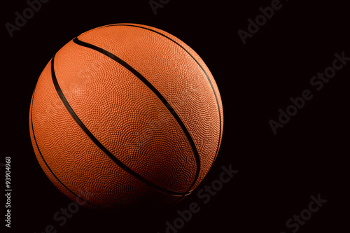 Basketball on black background © cristovao31