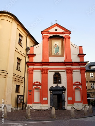 catholic church of Saint John in Krakow's center #93907312