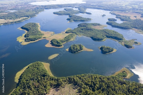 Aerial view of Mazury photo