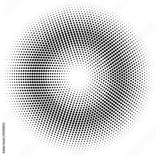 halftone circle.