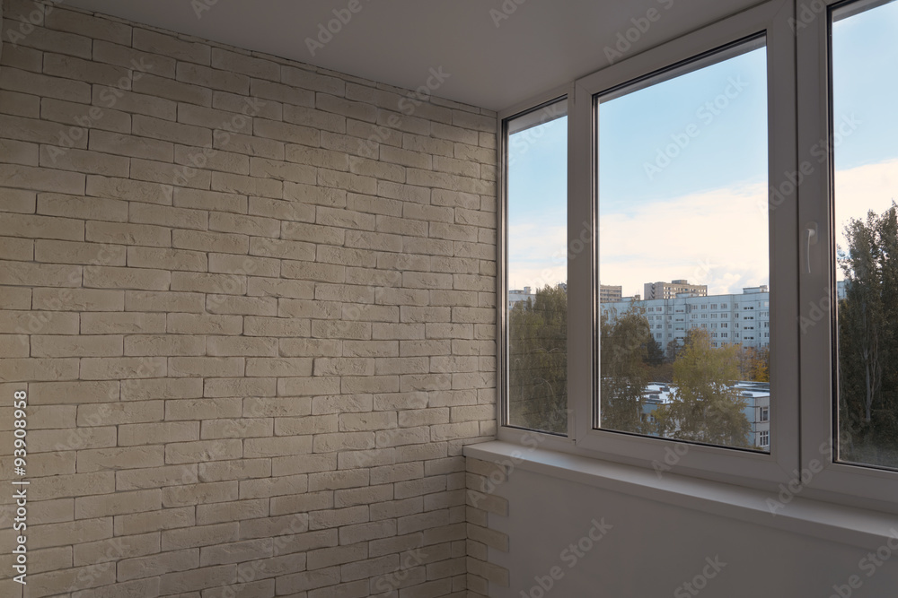 Fototapeta premium Empty vintage room