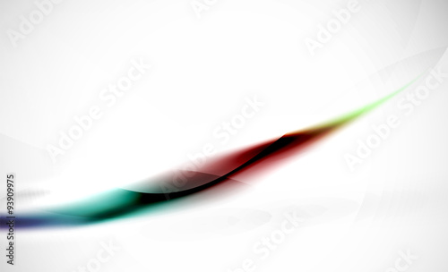 Wave blue red abstract background. Business hi-tech presentation