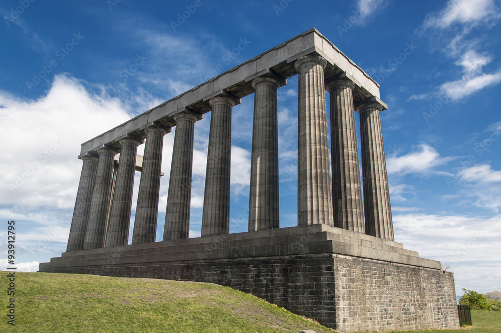 National Monument in Calton Hill, Edinburgh, Scotland