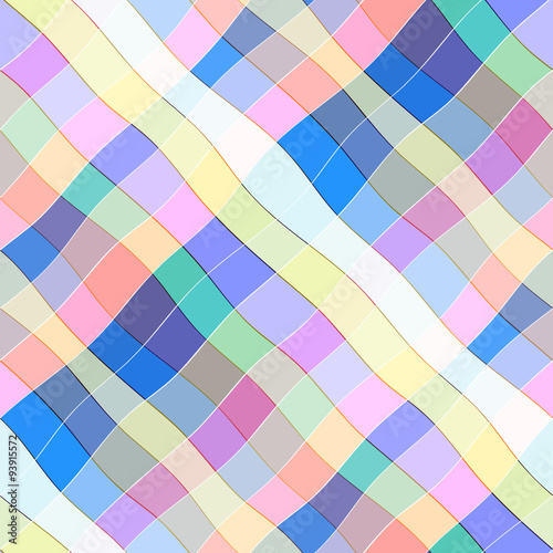 Abstract geometric colorful seamless pattern.