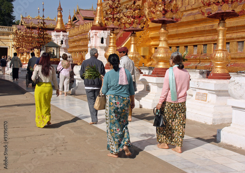 Birmanie, pagode de Muhamuni