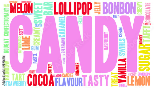 Candy Word Cloud