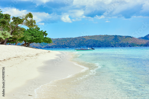 Fototapeta Naklejka Na Ścianę i Meble -  coron white sand beach Palawan Philippines