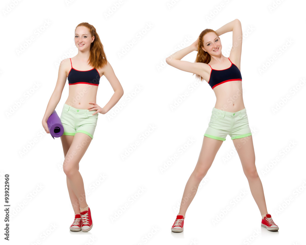 Concept of healthy lifestyle in set Concept of healthy lifestyle in set