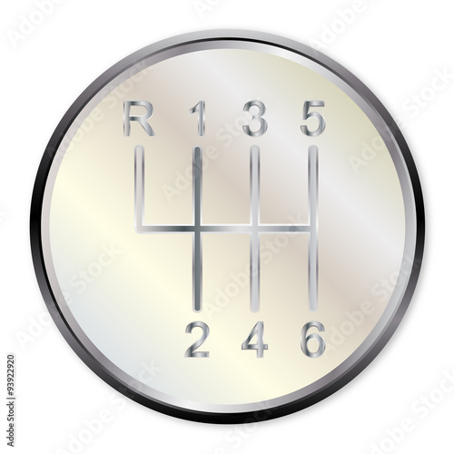 Six Speed Gear Knob