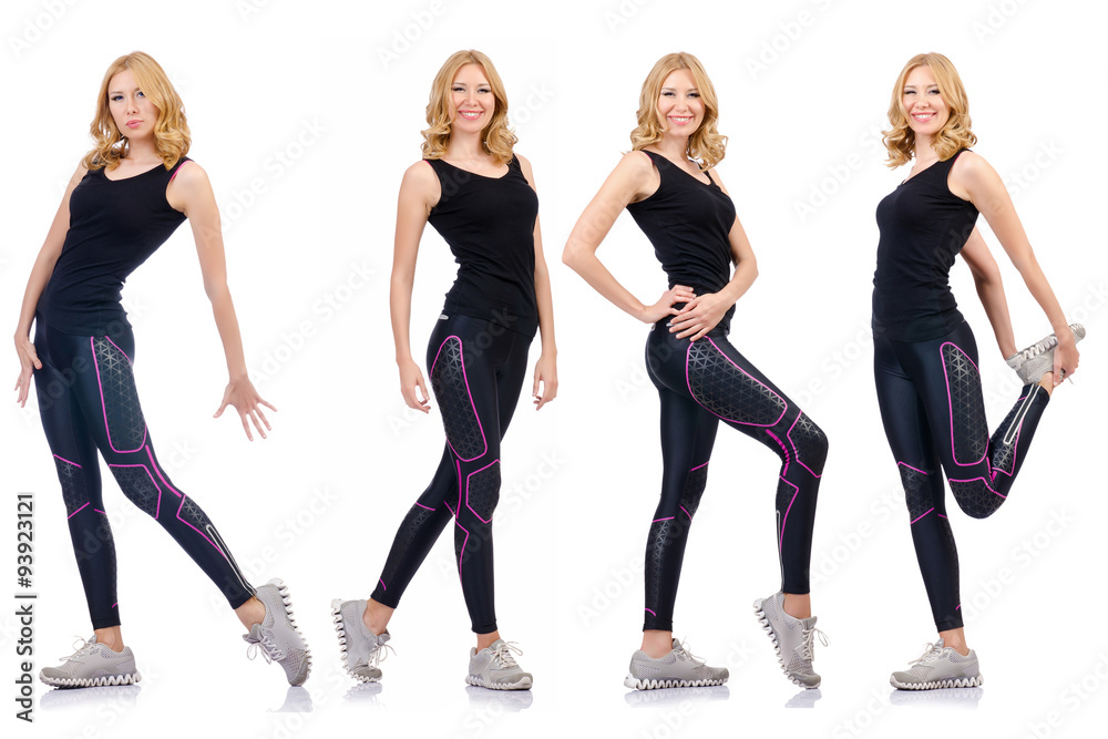 Concept of healthy lifestyle in set Concept of healthy lifestyle in set