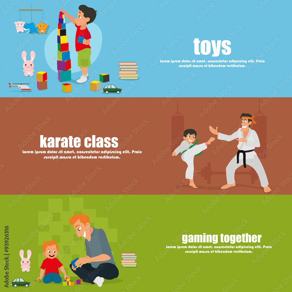 isolated horizontal banners isolated horizontal banners