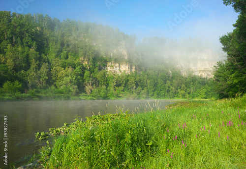 Hay River. Russia, South Ural.