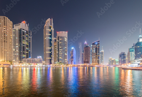 Dubai - JANUARY 10, 2015: Marina district on January 10 in UAE © Elnur