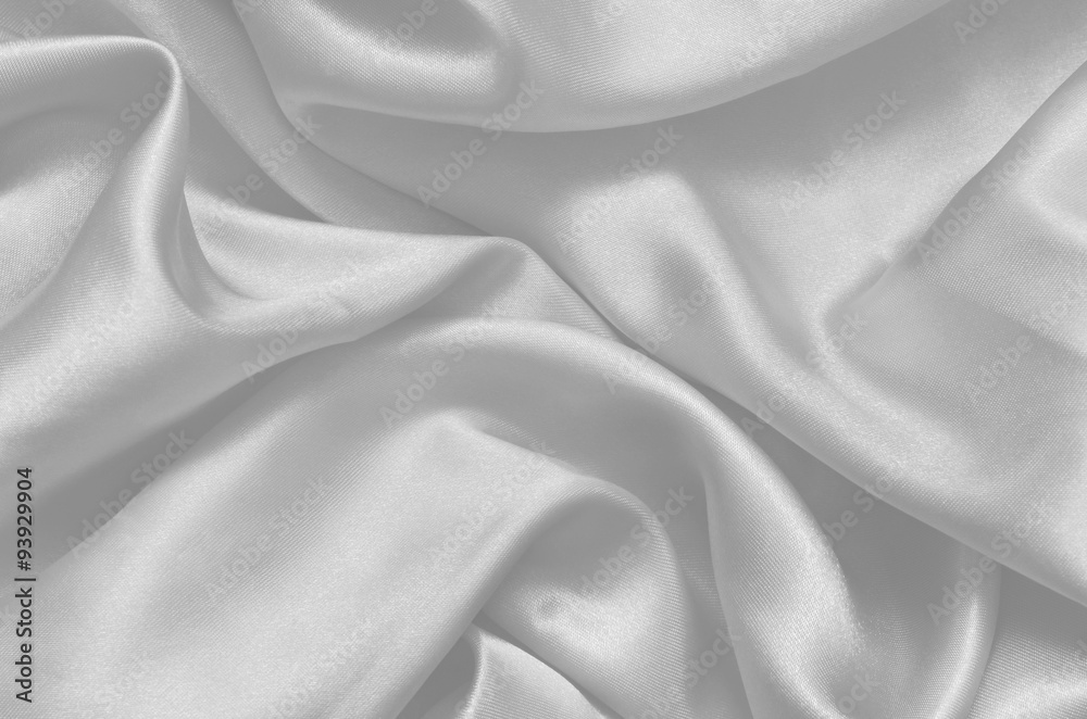 Obraz premium Texture white satin, silk background