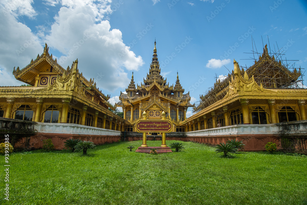 Rayal Myanmar palace,Bago,myanmar.