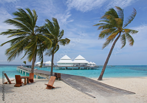 Obraz na płótnie Maldives w salonie