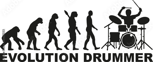 Fotografia Evolution drummer