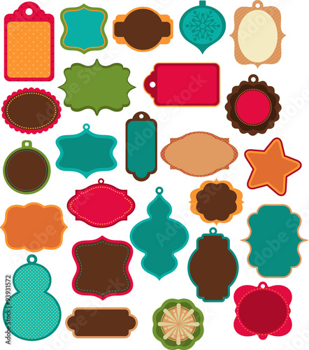 Advent Calendar - tags, labels and elements