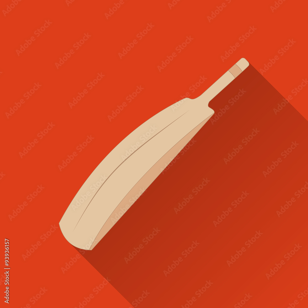 Cricket game flat icon Cricket game flat icon