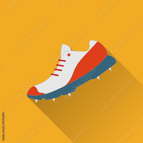Cricket game flat icon