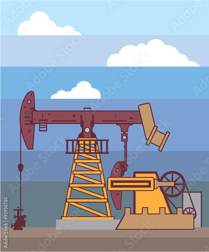 Oil Pumping Rig