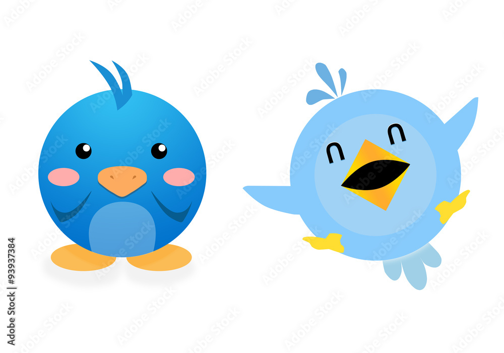 Obraz premium Funny birds