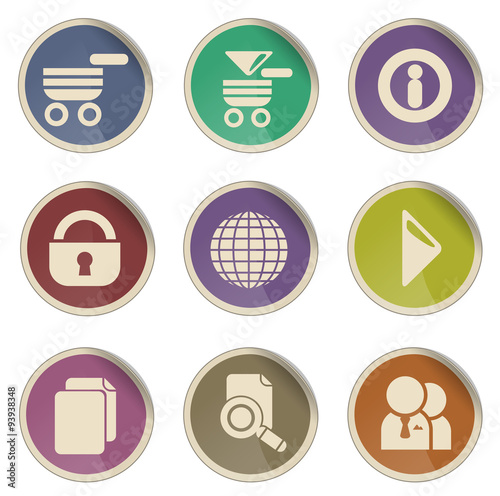 Web site vector icons