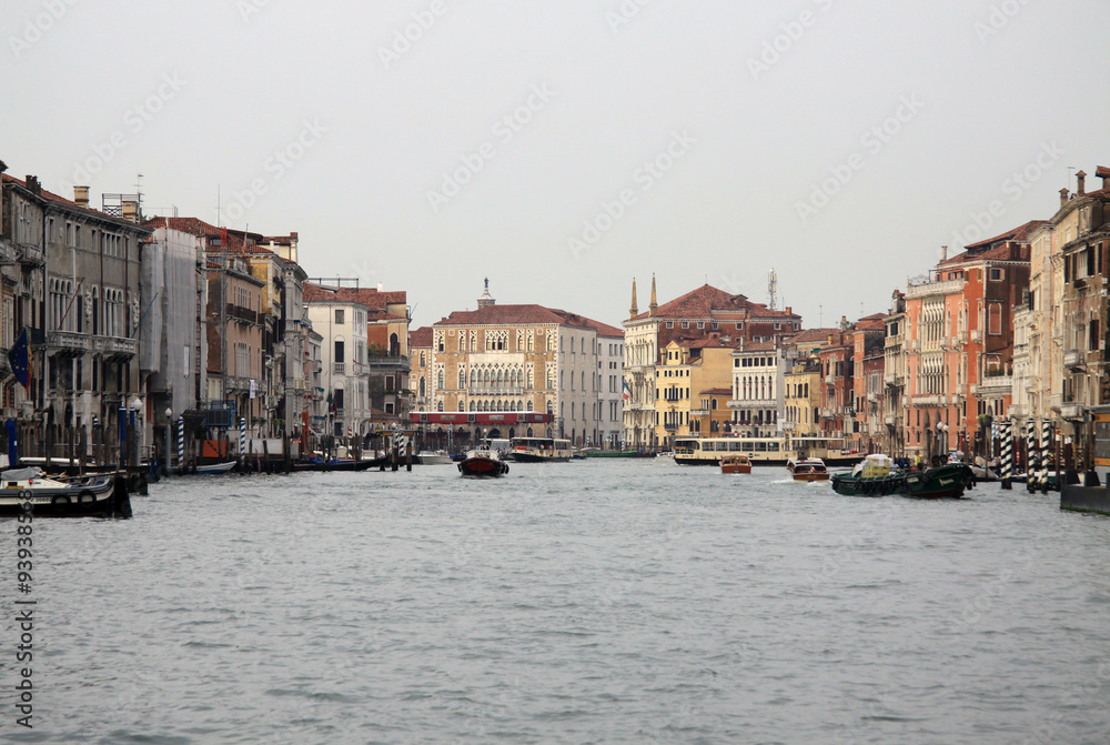 VENICE, ITALY - SEPTEMBER 04, 2012:  View of  Grand Canal, Venice, Italy