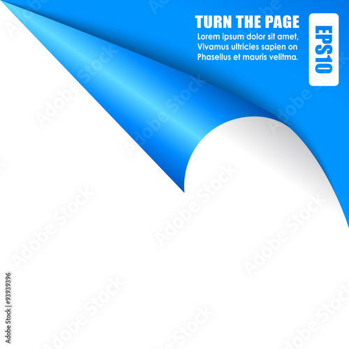 Page folded corner
