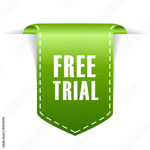 Free trial ribbon